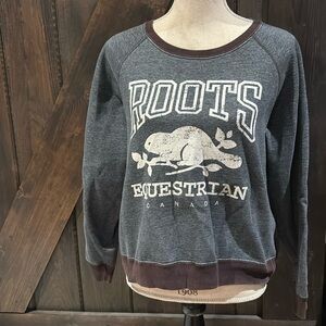 Roots Equestrian crew neck sweater